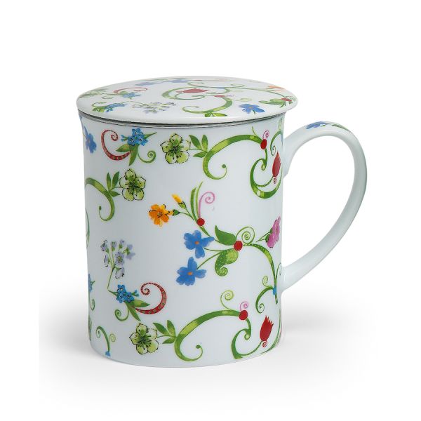 Fleurette Kräuterteetasse Porzellan 3tlg